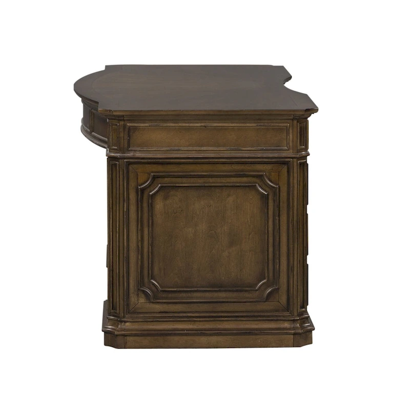 Amelia Antique Toffee Jr Executive Desk