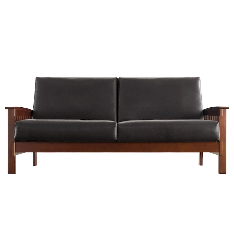 Hills Mission-style Oak Sofa by iNSPIRE Q Classic