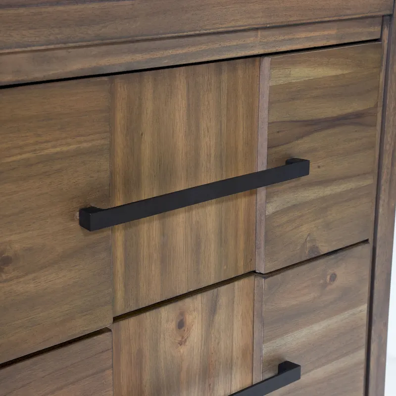 Tass Transitional Solid Wood 2-Drawer Nightstand by Furniture of America