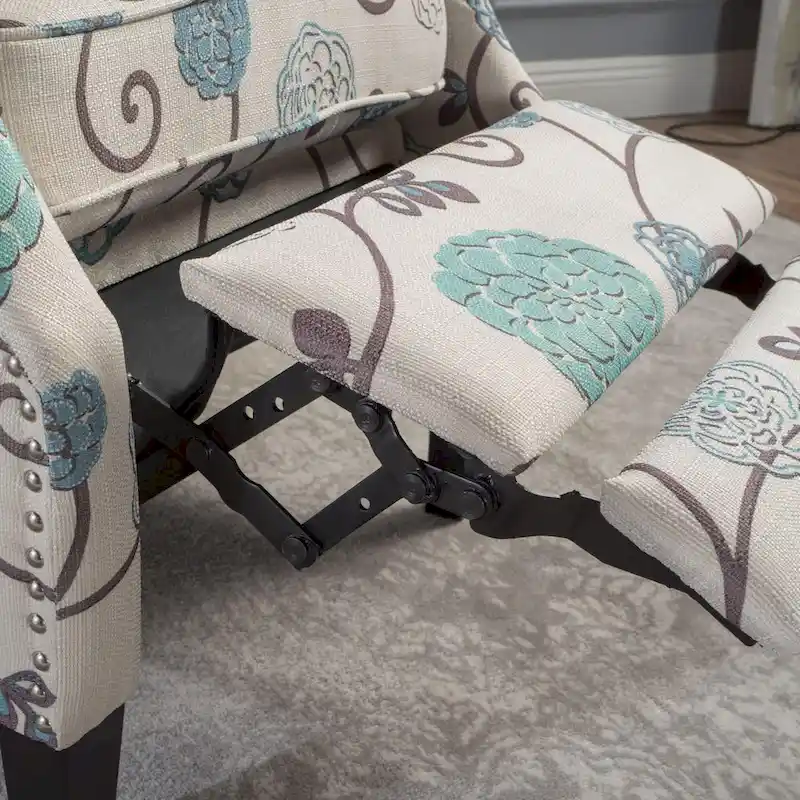 Wescott Wingback Pushback Recliner by Christopher Knight Home