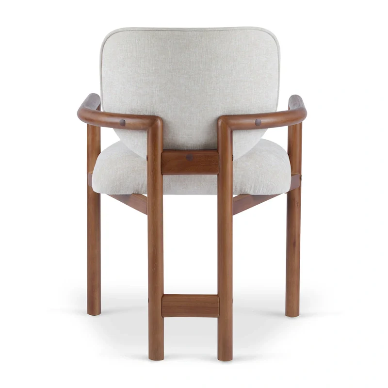 Upholstered Dining Chairs Set of 2, Side Chairs with Rubber Wood Legs, 300 LBS Weight Capacity