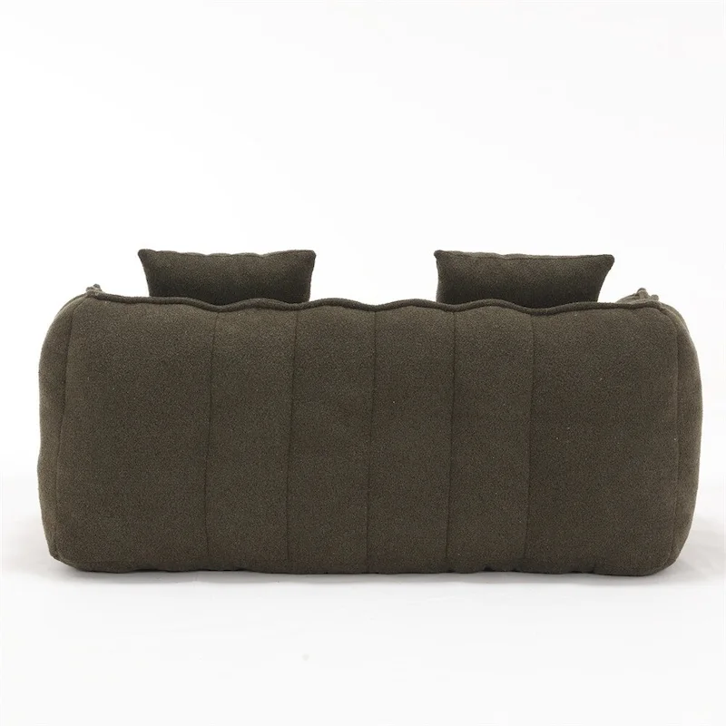 Modern Chenille Recliner Sofa with High Resilience Foam