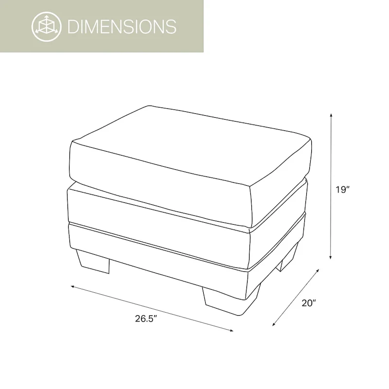 Model 8501-00-60 Arm Chair with Matching Ottoman