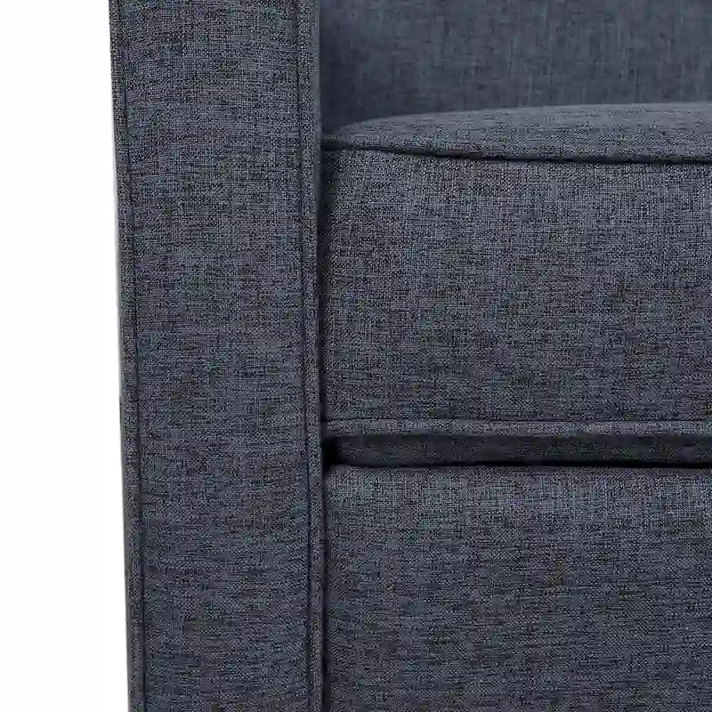 Denison Upholstered Loveseat Pushback Recliner by Christopher Knight Home