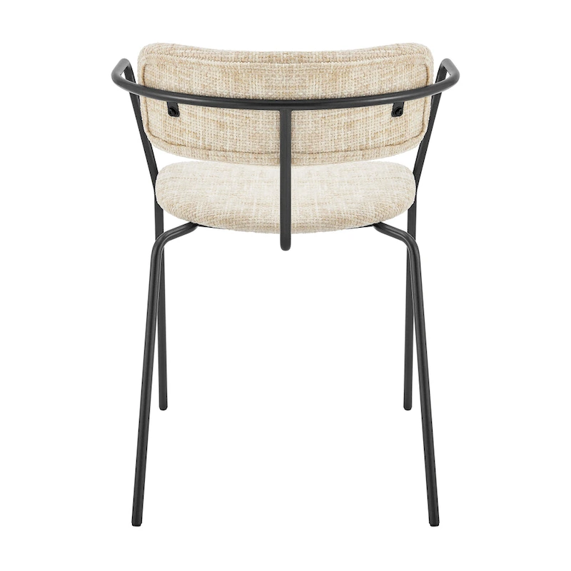 Alivia Fabric Dining Side Arm Chair, (Set of 2)