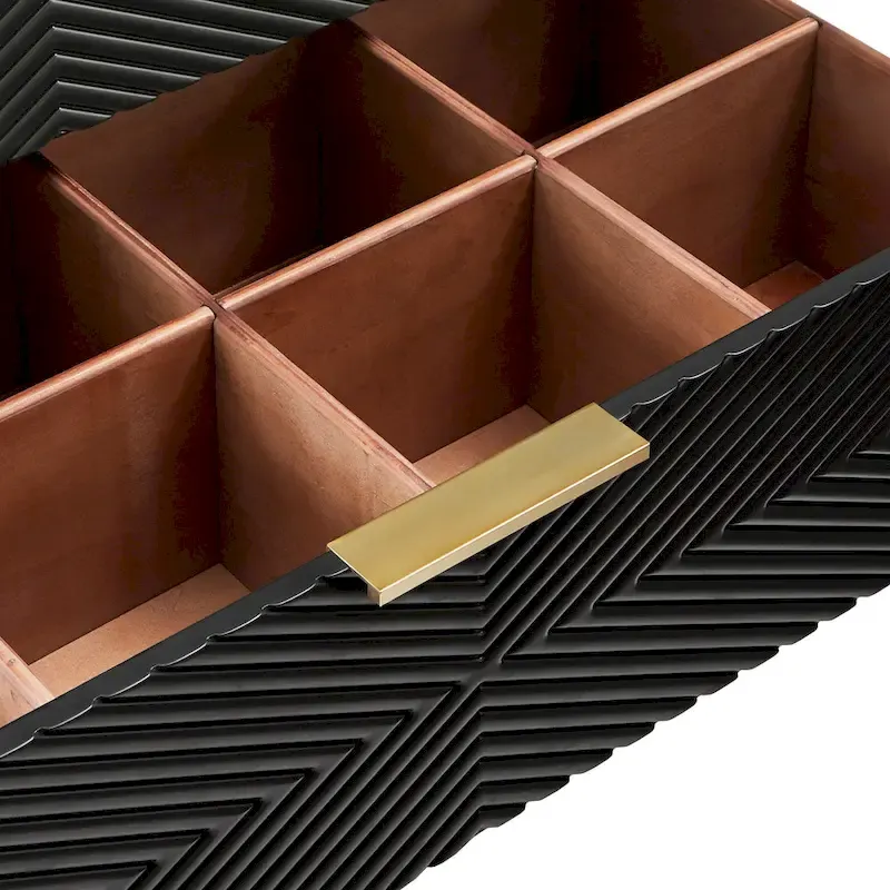 Elea Carved Chevron Bedroom Set by iNSPIRE Q Bold