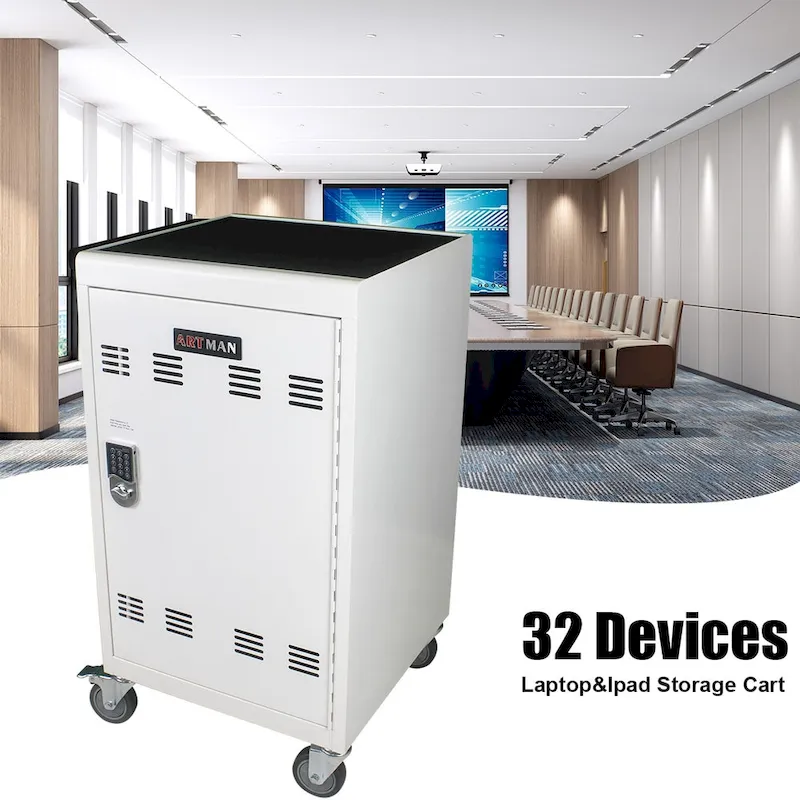 Mobile Charging Cart and Cabinet
