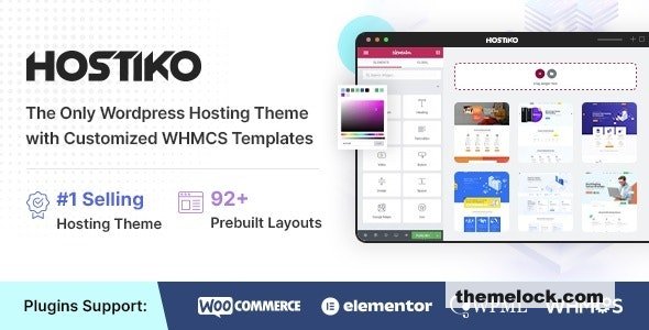 Hostiko v94.4.6 - Hosting WordPress & WHMCS Theme