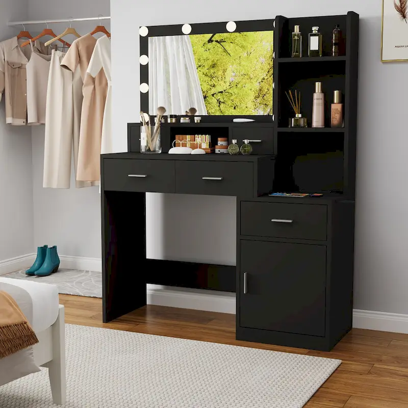 dressing table with drawers