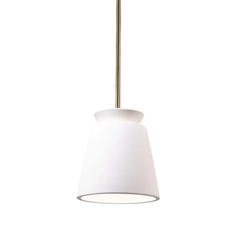 Justice Design Group Small Trapezoid Pendant - Rigid Stem