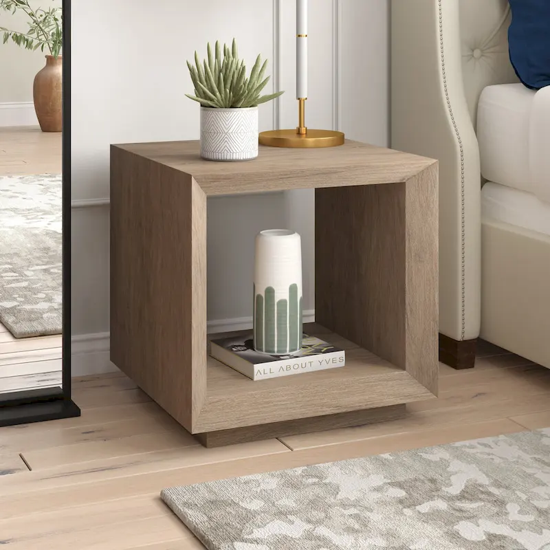Tannen 22 Wide Rectangular Side Table - 22 Wide