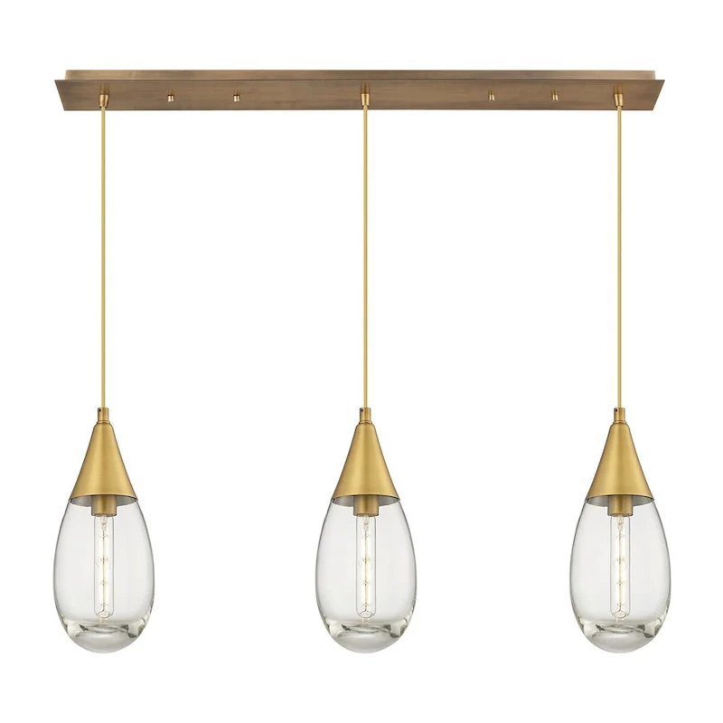 Innovations Lighting Malone - 3 Light 6  Cord Hung Linear Pendant