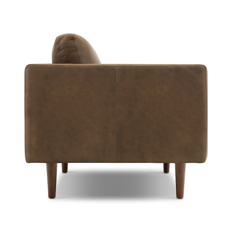 Poly & Bark Napa 72 Apartment Sofa - Full Grain Genuine Italian Leather