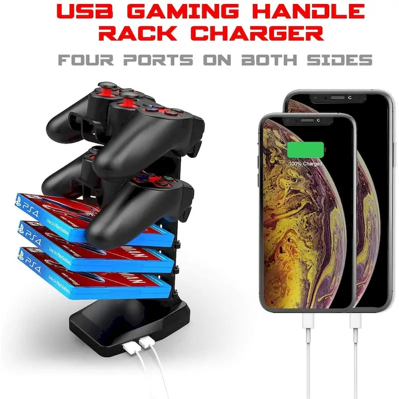 BOSSIN Ergonomic Gaming Desk T-Shaped Office PC Computer Desk with Full Desk Mouse Pad, Handle Rack, Cup Holder Headphone Hook