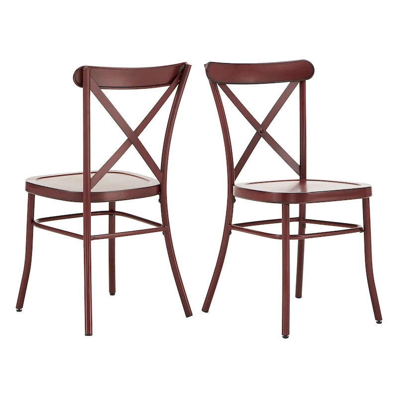 Metal Dining Chairs (Set of 2)