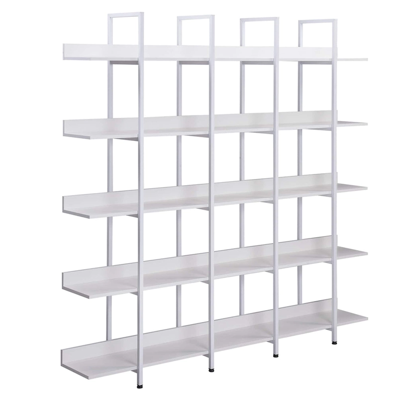 5 Tier Bookcase Home Office Open Bookshelf