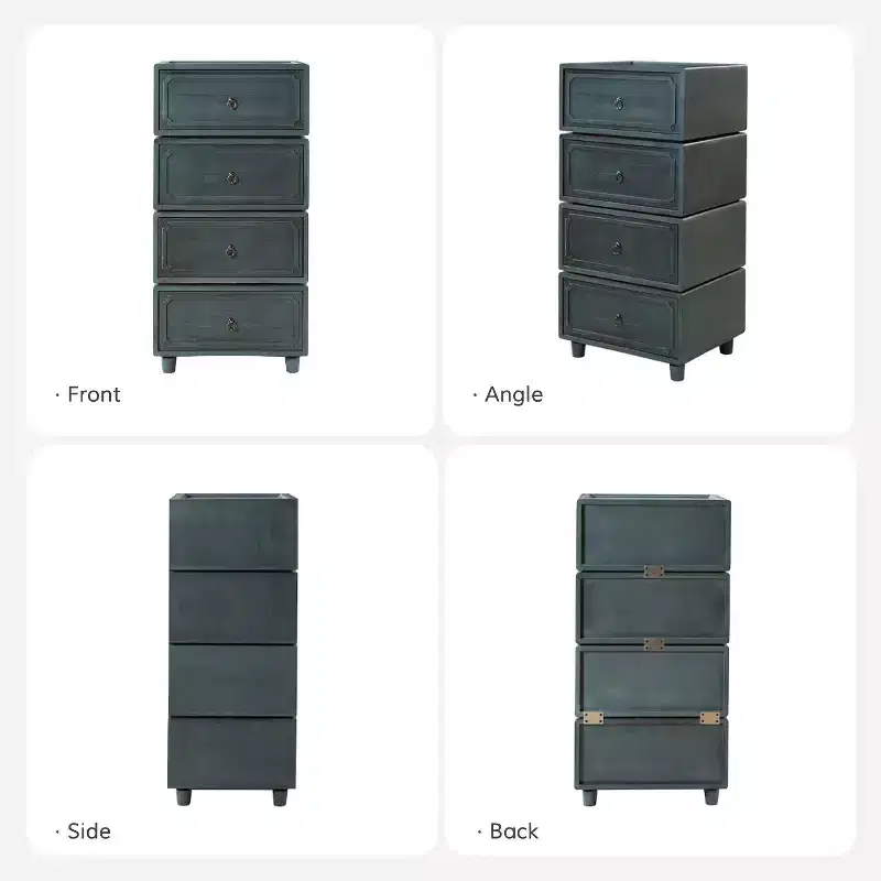 Oddone 2 - Drawer end table Set of 2 With Modular Design| ART OF LIVING DESIGNS