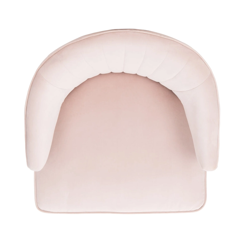 SAFAVIEH Amalia Velvet Wingback Accent Chair - 26.8  x 28  x 31.9  - 27Wx28Dx32H