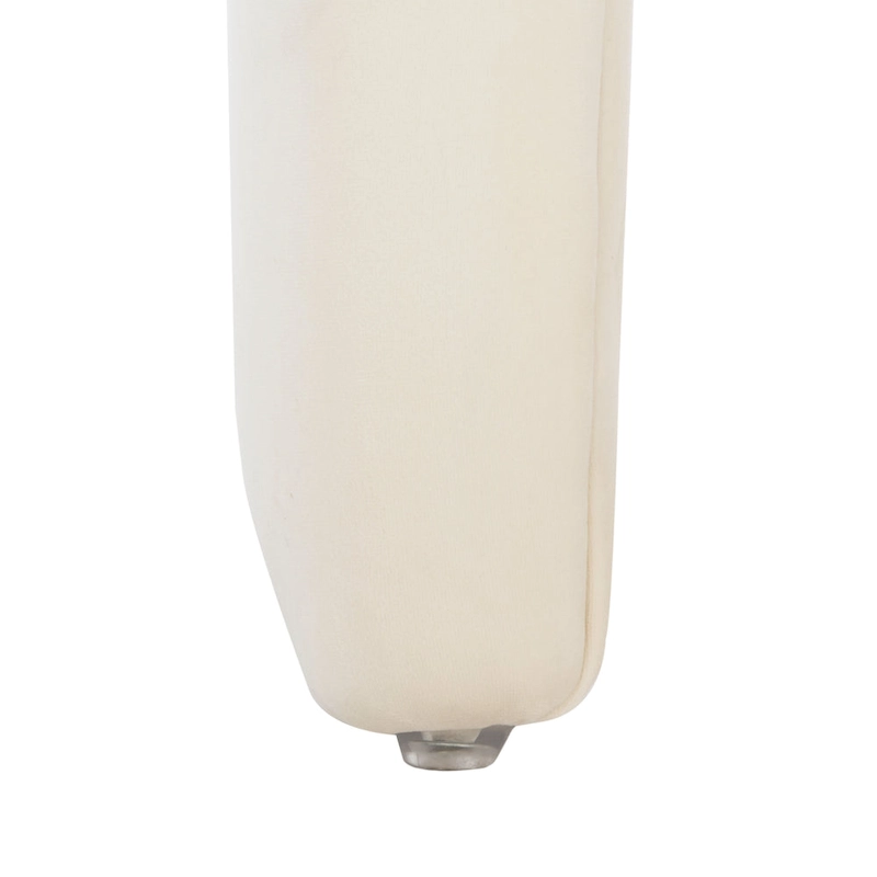 SAFAVIEH Alize Curved Waterfall Velvet Ottoman