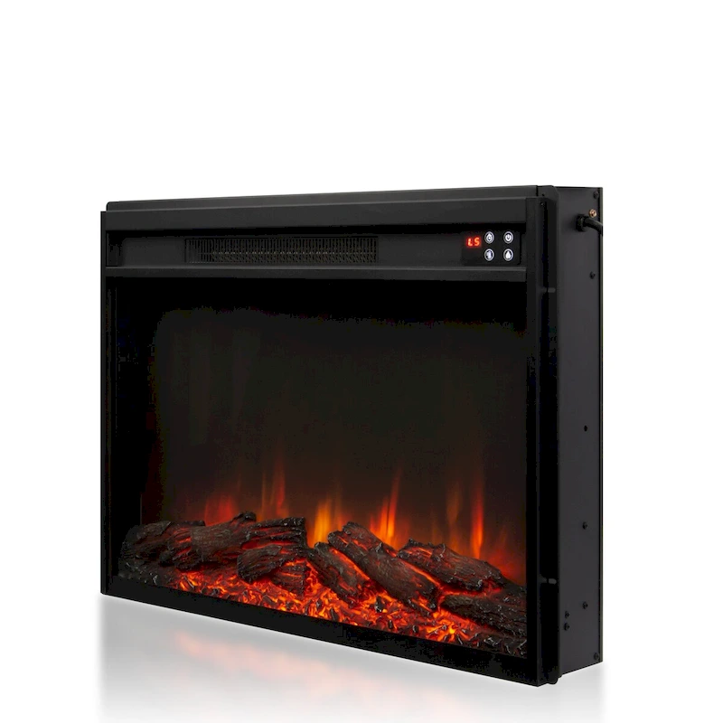 70 Farmhouse TV Stand with Fireplace, Fits up to 75 TV - 70W x 30H x 14.5D