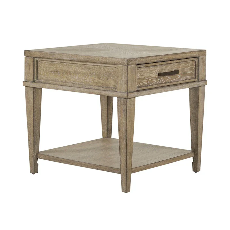 Devonshire Weathered Sandstone Drawer End Table