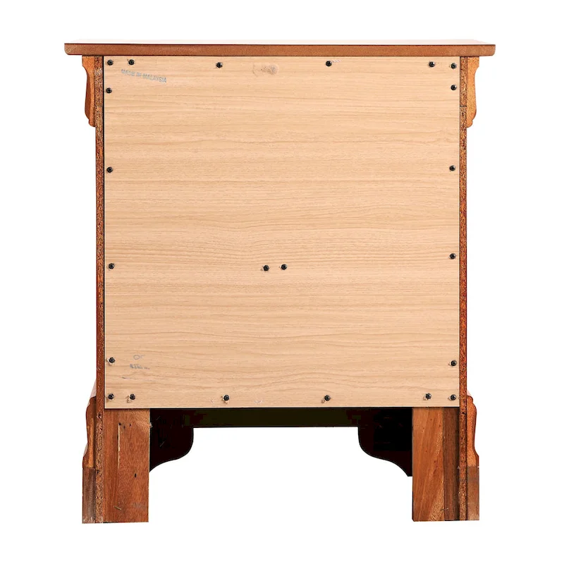 2-drawer Wooden Nightstand