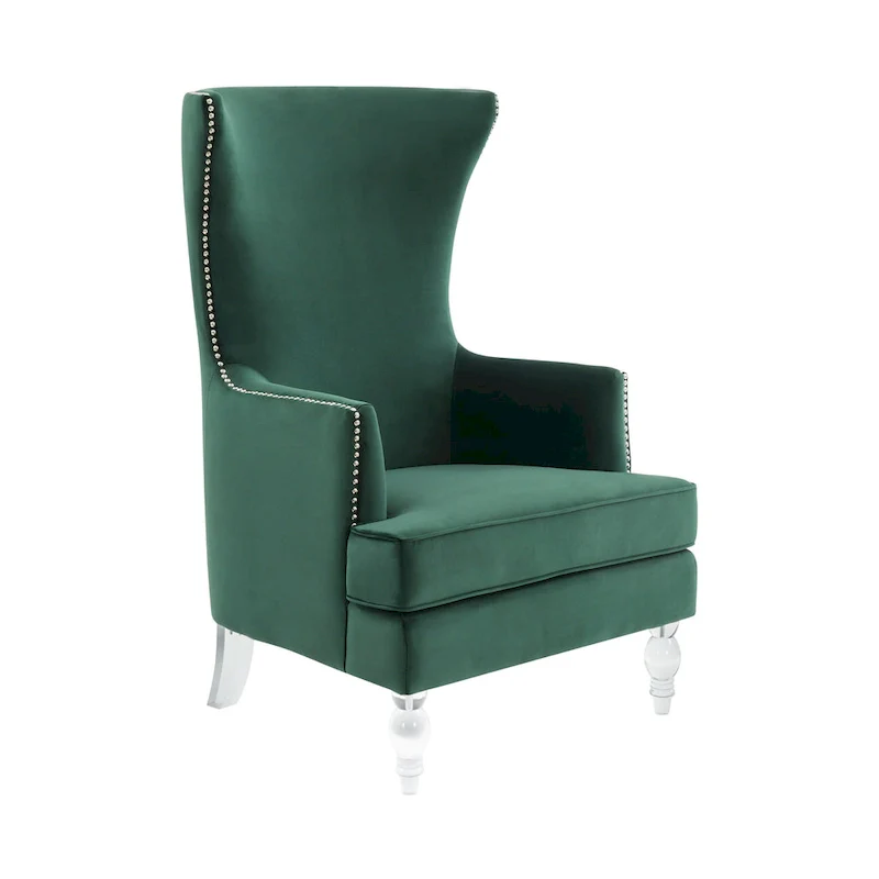 SAFAVIEH Couture Cath Modern Wingback Chair - 29Wx32Dx45H
