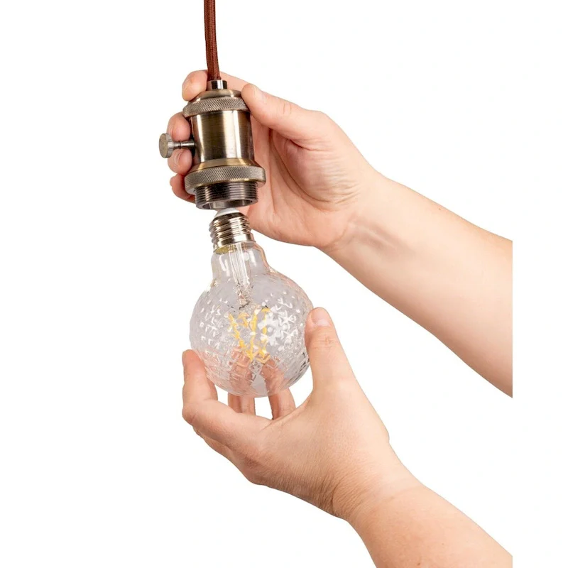 Westinghouse Lighting 5.5-Watt (40-Watt Equivalent) Clear Cut Glass G25 Dimmable Filament LED Light Bulb, Medium Base, 6 Pack