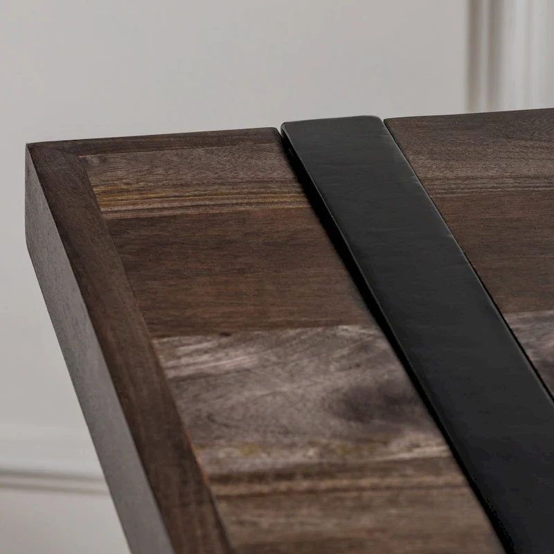 Josie 36W Mango Wood & Metal Standing Desk