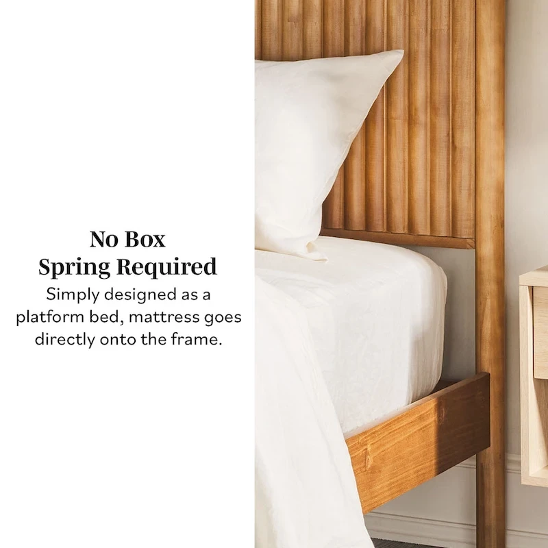 Middlebrook Designs Transitional Solid Wood Queen Bed