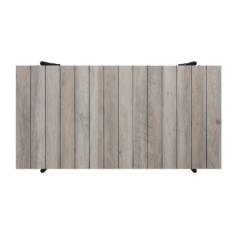 Hyssop Farmhouse 47-inch Steel 1-Shelf Coffee Table by Furniture of America