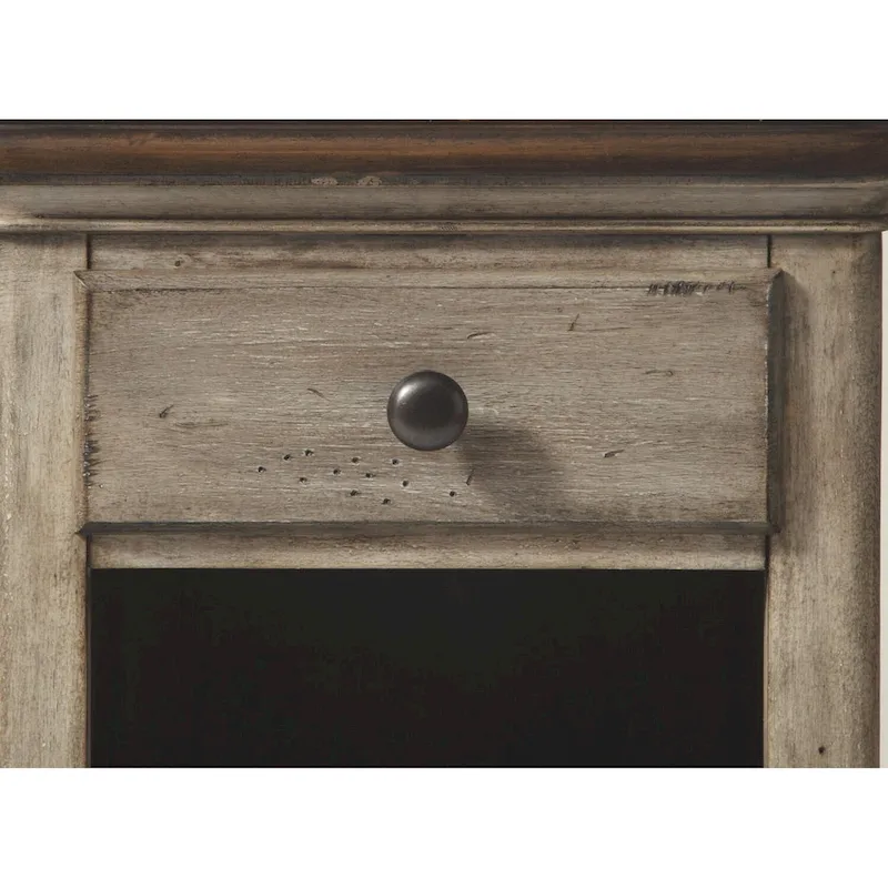 Plymouth Brown Wood Chairside Table by Flexsteel - 16 x 23 x 23