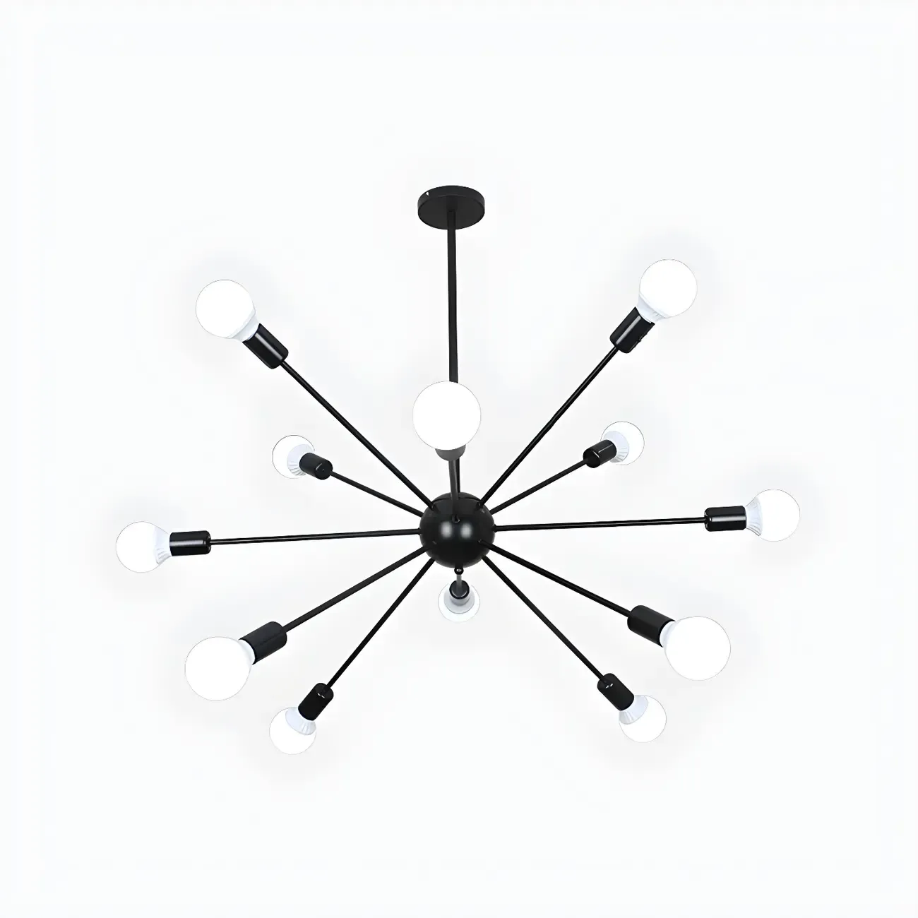Modern LED Gold Globe Sputnik Chandelier