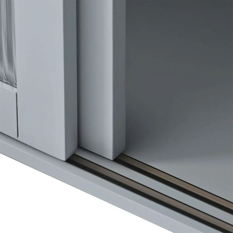 Merax Large Kitchen Island Cart with an Adjustable Shelf and 2 Drawers