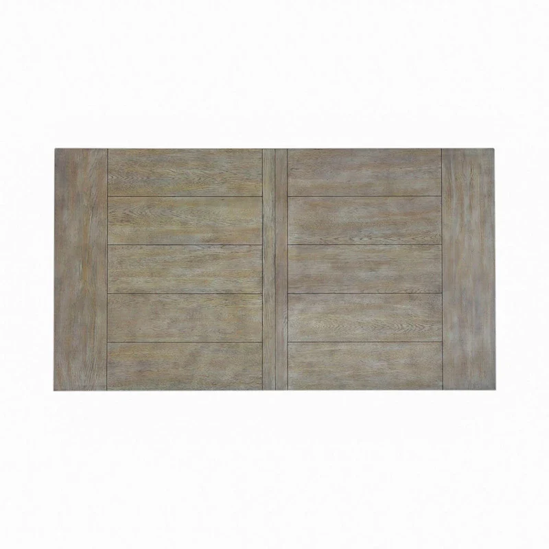 Whitney Antique Linen & Weathered Gray 6 Piece Trestle Table Set