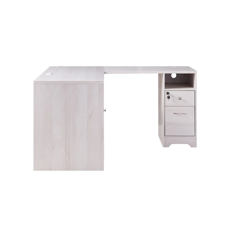 Barlon Transitional 59-inch L-shaped Computer Desk with USBs by Furniture of America