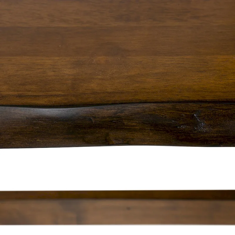 Mav Transitional Walnut 24-inch Solid Wood Side Table by Furniture of America