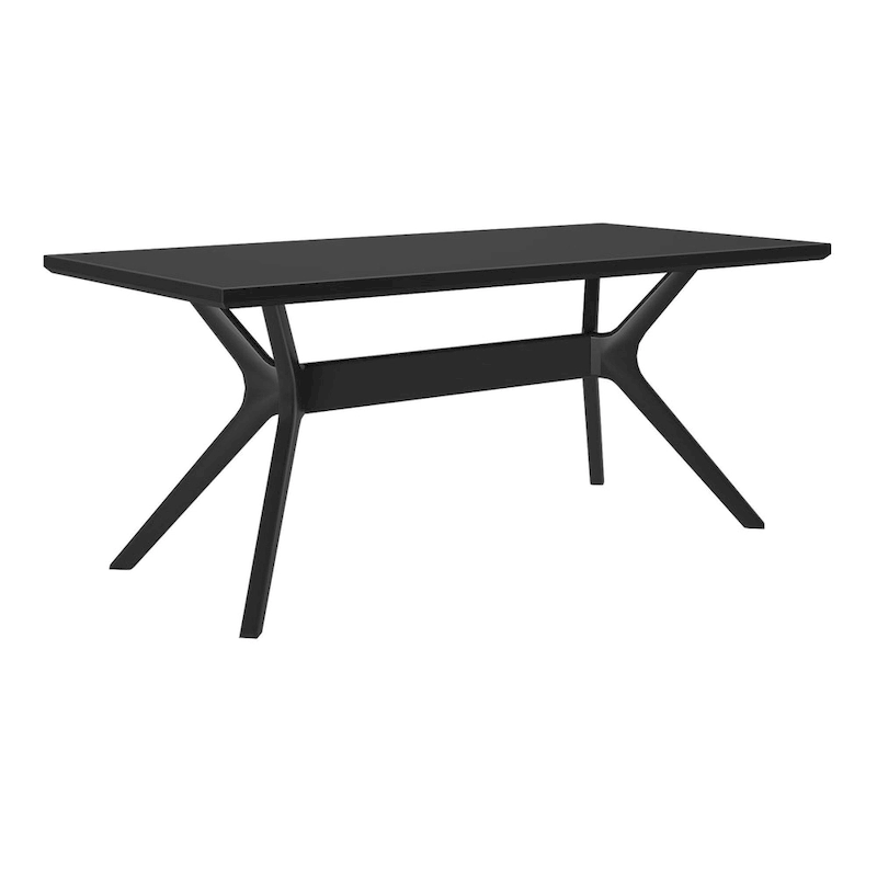 Plank and Beam Verso Cross Leg Rectangular Dining Table - 72
