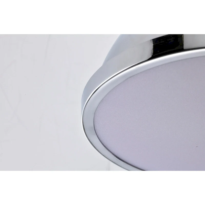 Didia 1-Light 13-Inch Chrome Dome Pendant