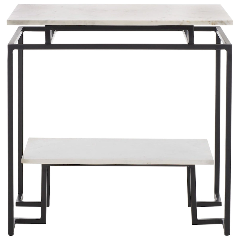 SAFAVIEH Malvina Single Shelf Rectangle Accent Table - 24  L x 14  D x 24  H - 24Wx14Dx24H