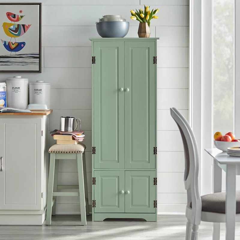 Simple Living Aston Modern Farmhouse Extra-Tall Cabinet