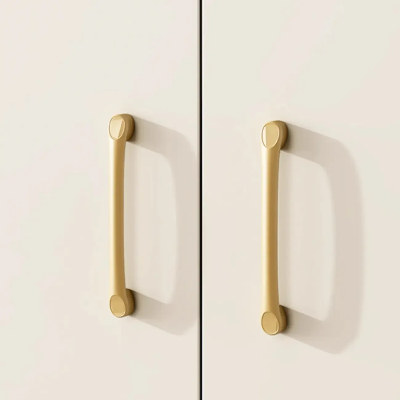 Trendy Grey Wood Hallway Shoe Cabinet with Gold Legs