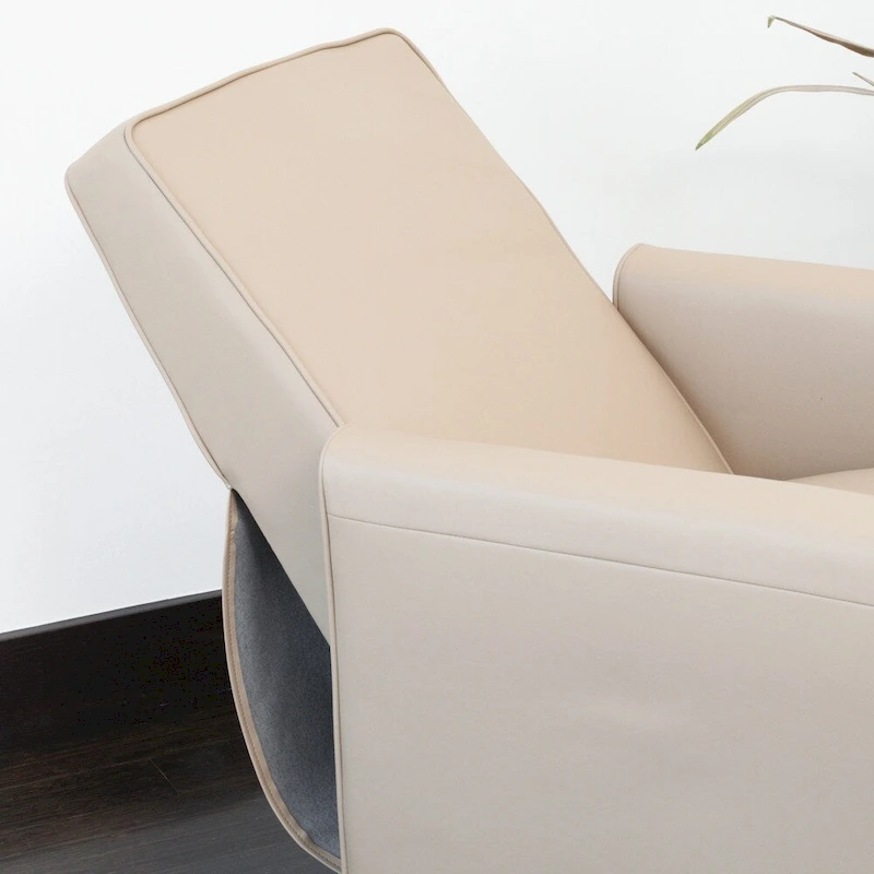 Darvis Black Bonded Leather Recliner Club Chair by Christopher Knight Home