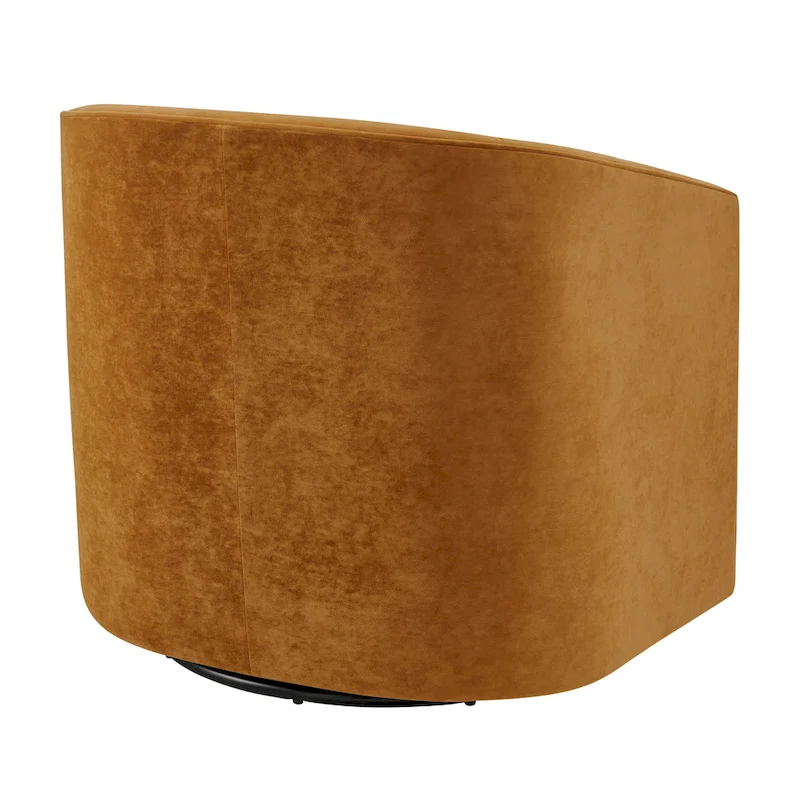 Walsh Fabric Swivel Barrel Chair