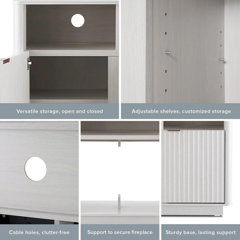 Mopio Brooklyn 59 Electric Fireplace TV Stand