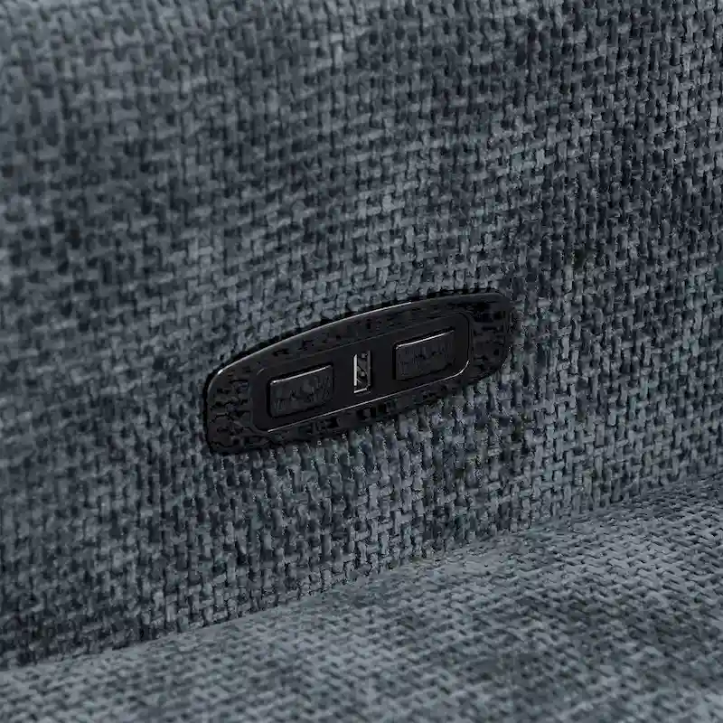 33.5W Power Swivel Glider Recliner with USB Charger