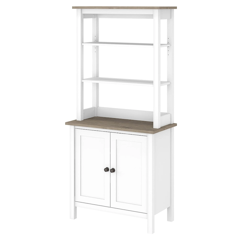 Mayfield 5 Shelf Bookcase with Doors by Bush Furniture