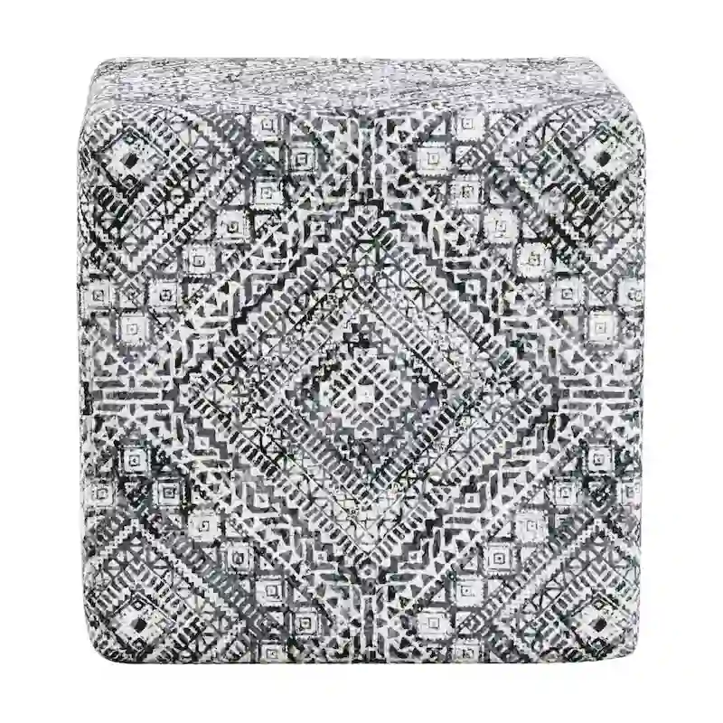 HomePop Modern Cube Ottoman