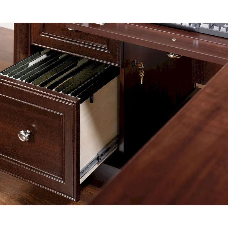 Sauder Palladia L-Shaped Office Desk