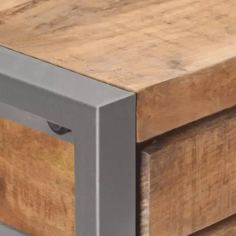 vidaXL Console Table 37.4x13.8x29.5 Solid Mango Wood